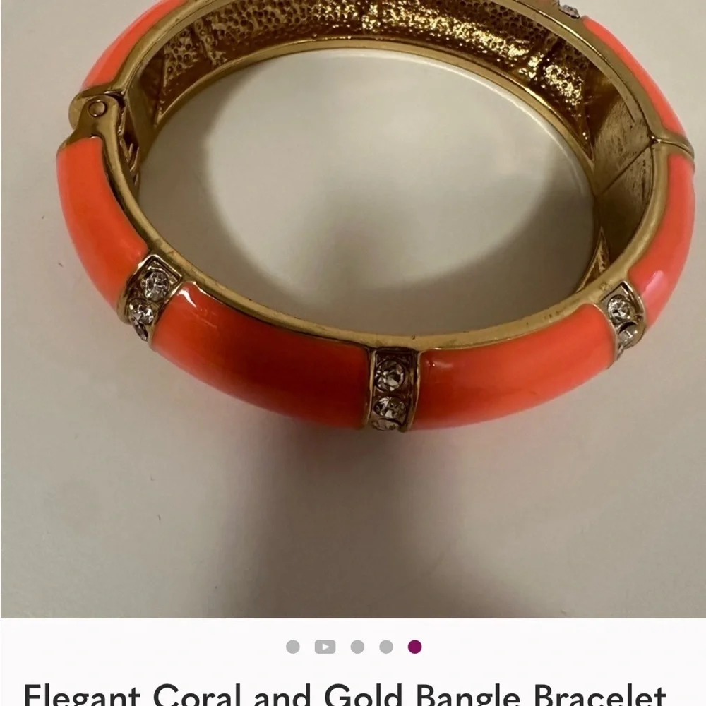 Michael Kors Gold-Tone MK Keyring - Picture 1 of 7